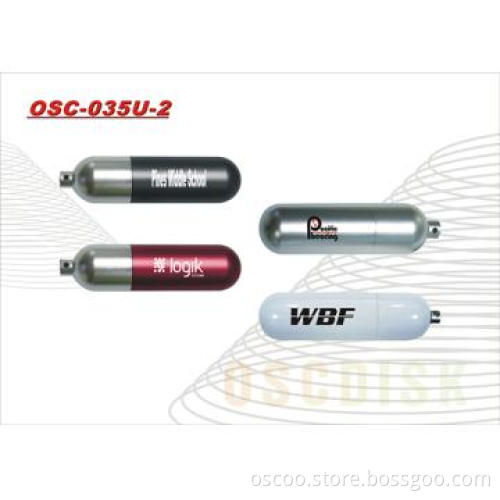 Pill style USB flash drive with High quality Metal body